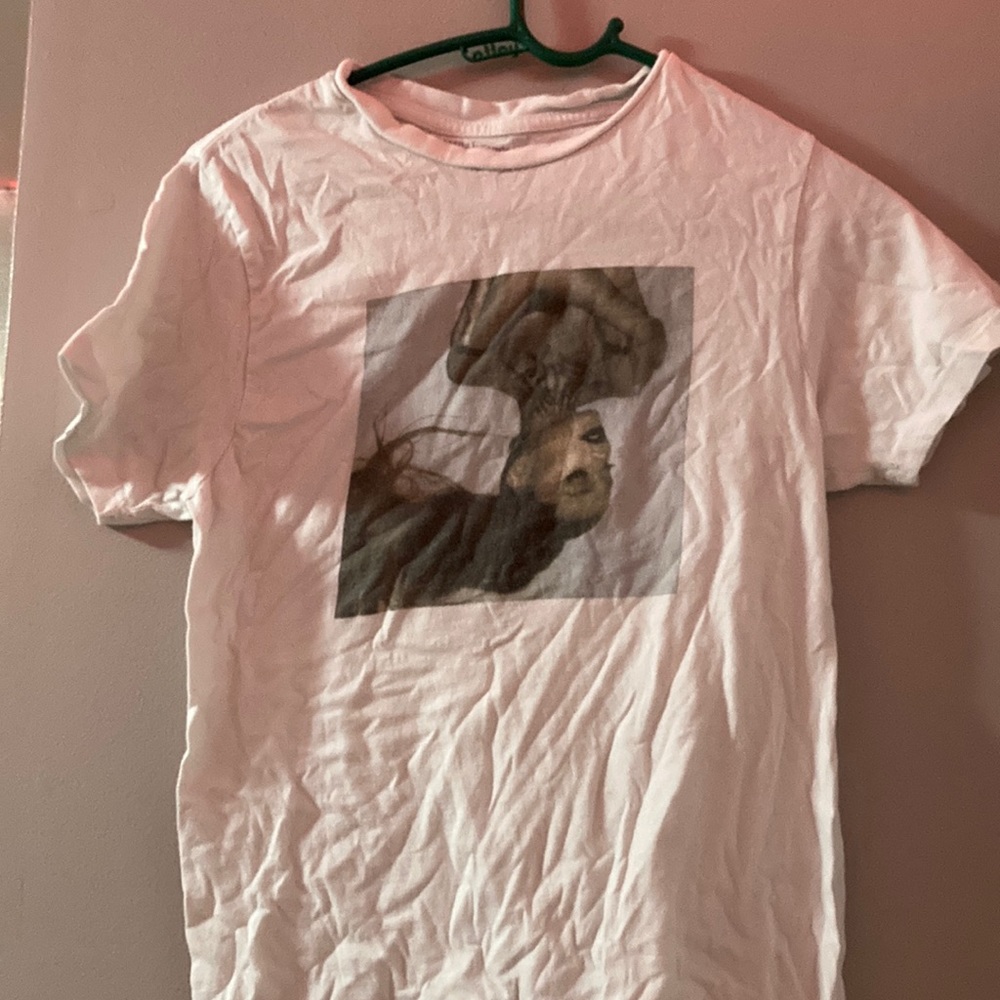 Arianna grande white album shirt